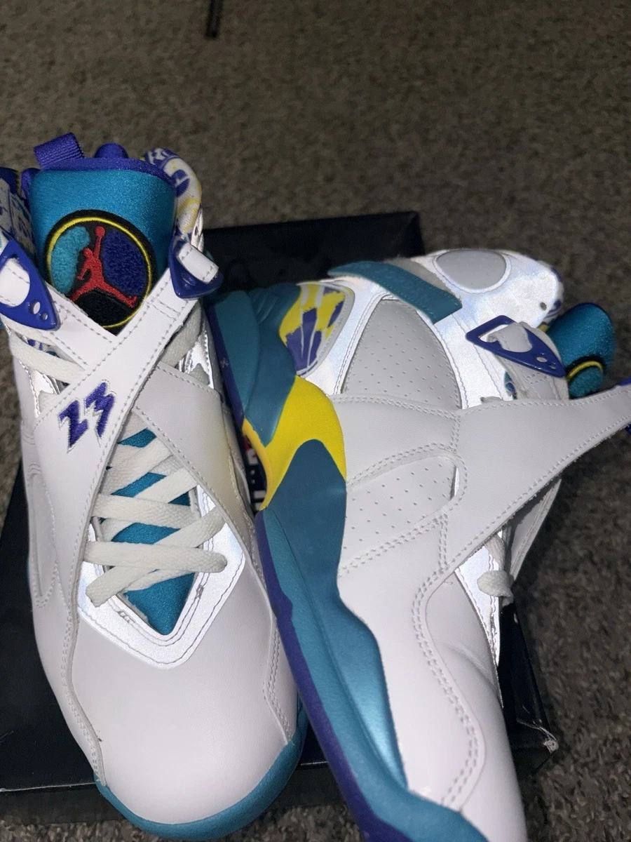 Jordan 8 Retro White Aqua 2019 W for sale | eBay