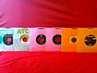 Beatles "Lot of 6 original 45's", nice, 2 w/correct vintage company sleeves