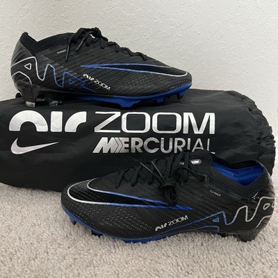 Nike Zoom Vapor 15 Elite FG Black Chrome Hyper Royal DJ4978 040 Men Size 7 New