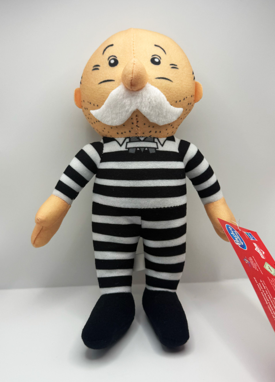 Toy Factory 9" Mr. Monopoly "Jake the Jailbird" Plush Toy New with Tags