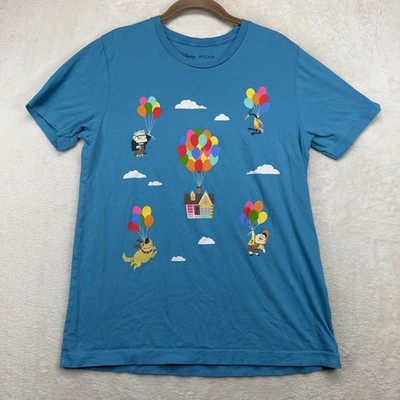 Disney Pixar Up Harveys Graphic T Shirt Unisex M Balloon House Dug Carl