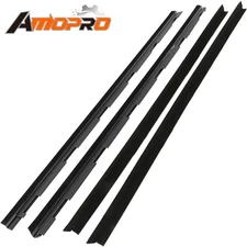 For Chevy Truck 88-20 4 Pc Inner & Outer Window Sweep Felt Seal Weatherstrip Kit