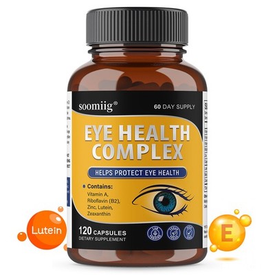 Soomiig Eye Health Supplement Lutein Zeaxanthin Blue Light Vision Support Caps