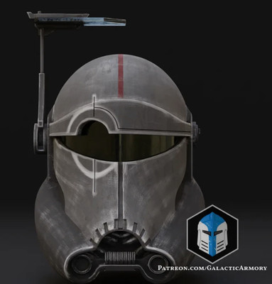 Starwars Bad Batch Crosshair Helmet 3D Printed RAW Kit