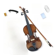 1/4 Acoustic Violin Kit 4 String Solid wood Violin Maple Spruce Ebony Fittings