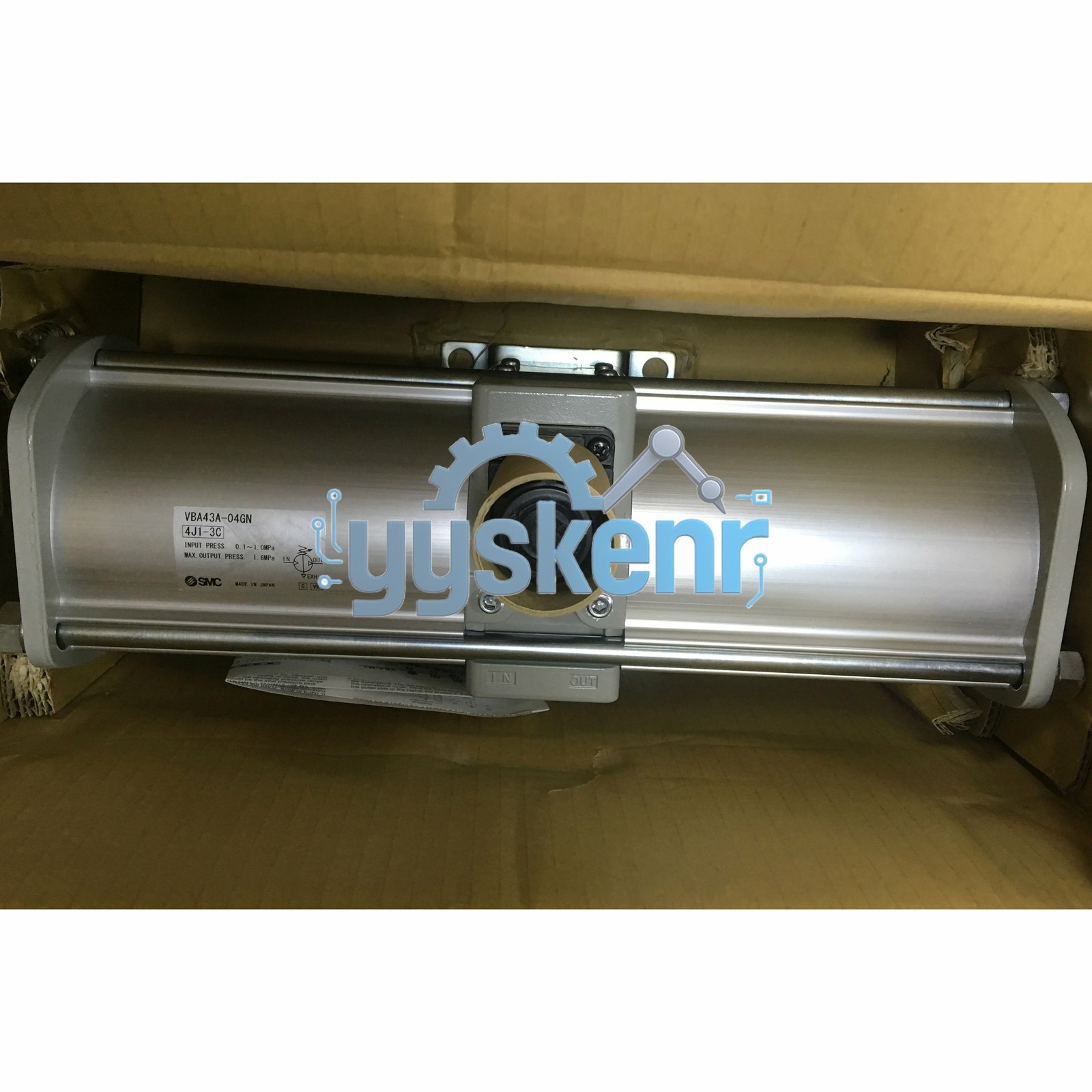 1PC SMC VBA43A-04GN Pneumatic Booster Valve New Fast Shipping
