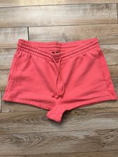 TNA Cozy Boyfriend Fleece Shorts Size XL Pink