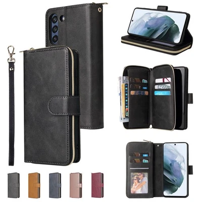 XYFENGHUA Zip Wallet Coin Card Purse Leather Case Cover For iPhone 16E 15 14 13 11 12 XR