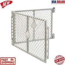 Two-Panel Petyard Extension Dog Playpen Indoors Outdoors Fold Durable Non-slip
