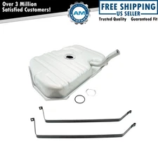 Gas Fuel Tank with Strap Set Kit 17 Gallon for Chevy Pontiac