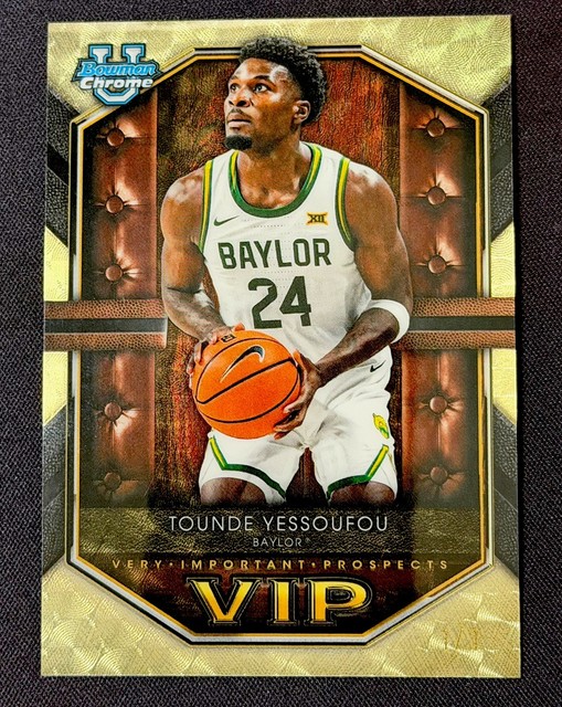 2025-26 Bowman Chrome Tounde Yessoufou # 1/1 Superfractor 1st Bowman Prospect