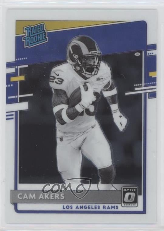 2020 Panini Donruss Optic Rated Rookies Variation Cam Akers #325 0z0n