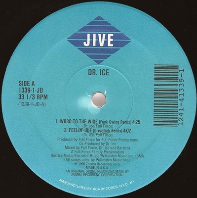 Doctor Ice - Word To The Wise (12'')