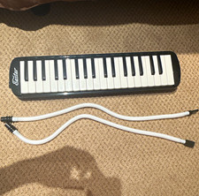 Eastar EM32 32-Key Piano-Style Melodica Black w/ Bag Mouthpiece Blow Pipe