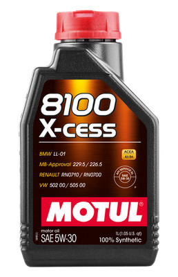 Motul 8100 X CESS 5W 30 108944 Full Synthetic Engine Oil 1L