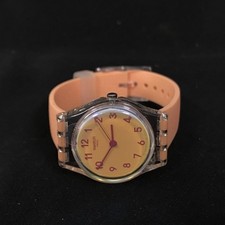 Image of Swatch Casual Pink Ladies Watch LK395 New in Box