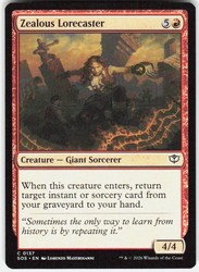Zealous Lorecaster 137 Common Secrets of Strixhaven Magic: The Gathering