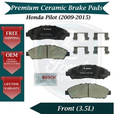 Bosch OEM Front Ceramic Brake Pads Kit For 2009-2015 Honda Pilot 10 Yr Warranty