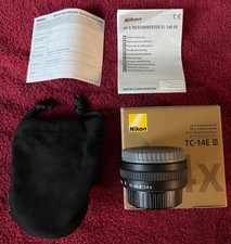 Excellent condition Nikon AF-S Teleconverter TC-14E III  1.4 x  -F mount. Boxed