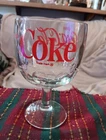 Coca-Cola Vintage Pedestal Stem Goblet Glass