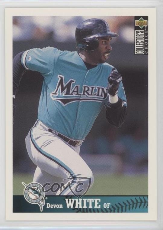 1997 Upper Deck Collector's Choice Team Sets Florida Marlins Devon White 2i9