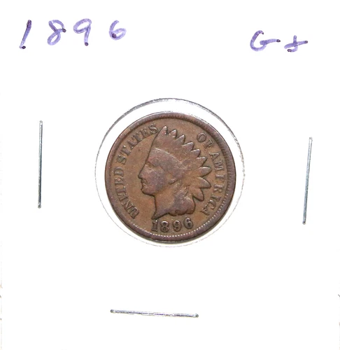 1896 US Indian Head Cent  G Good Free Shipping