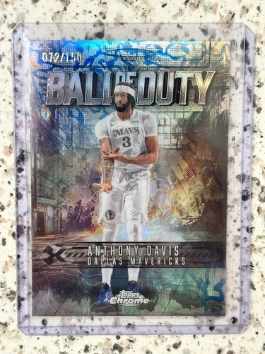 2025 Topps Chrome Anthony Davis Refractors Blue (RAW)