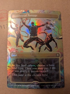 Multiversal Passage (Borderless) Marvel's Spider-Man Foil NM
