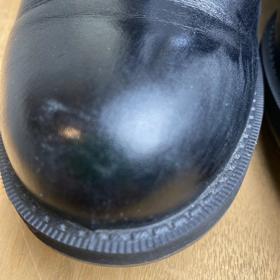 ECCO Women’s Black Leather Touch 15B Sz 39/8-8.5 GoreTex Ankle Boots Buckle Zip - Image 4 of 4