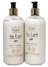 x2 Scottish Fine Soaps Company Au Lait Milk Vanilla Body Lotion 16.9oz Brand New