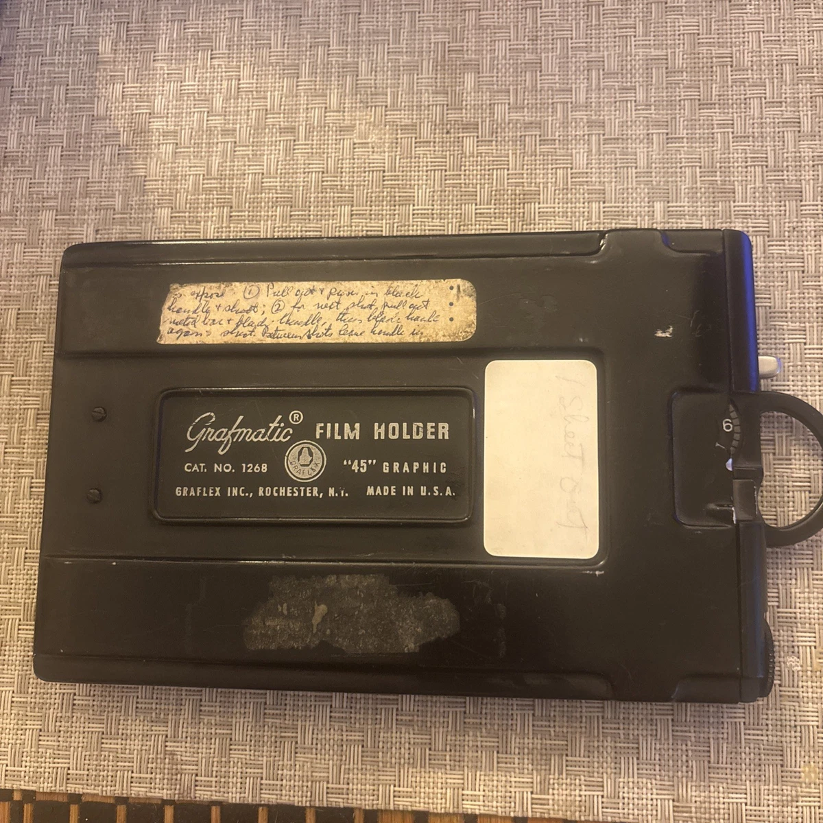 Singer Graflex RH10 6x7 Supporto Pellicola Posteriore Per 4x5 * GB2407 - Foto 8