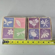 8 Stamps Nature LL068 Designer Greetings LL841 Pastel Petals Flowers Butterfly