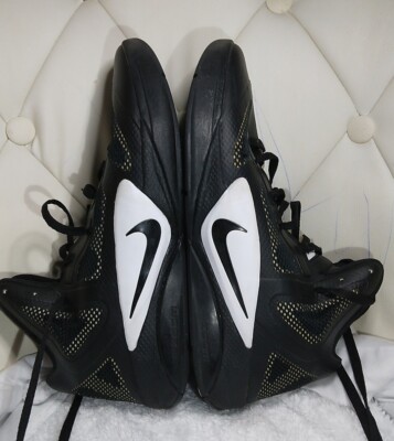 NIKE HYPERFUSE LOW SIZE 12.5 BLACK / WHITE | eBay