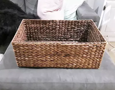 Large Wicker Basket Under Bed Storage 47 Toys Shoes Other Large Wicker Basket Under Bed Storage Toys Shoes