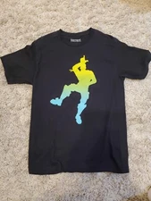 Fortnite Men's Black Battle Royale Video Game Victory Dance Loser Tshirt Sz.M