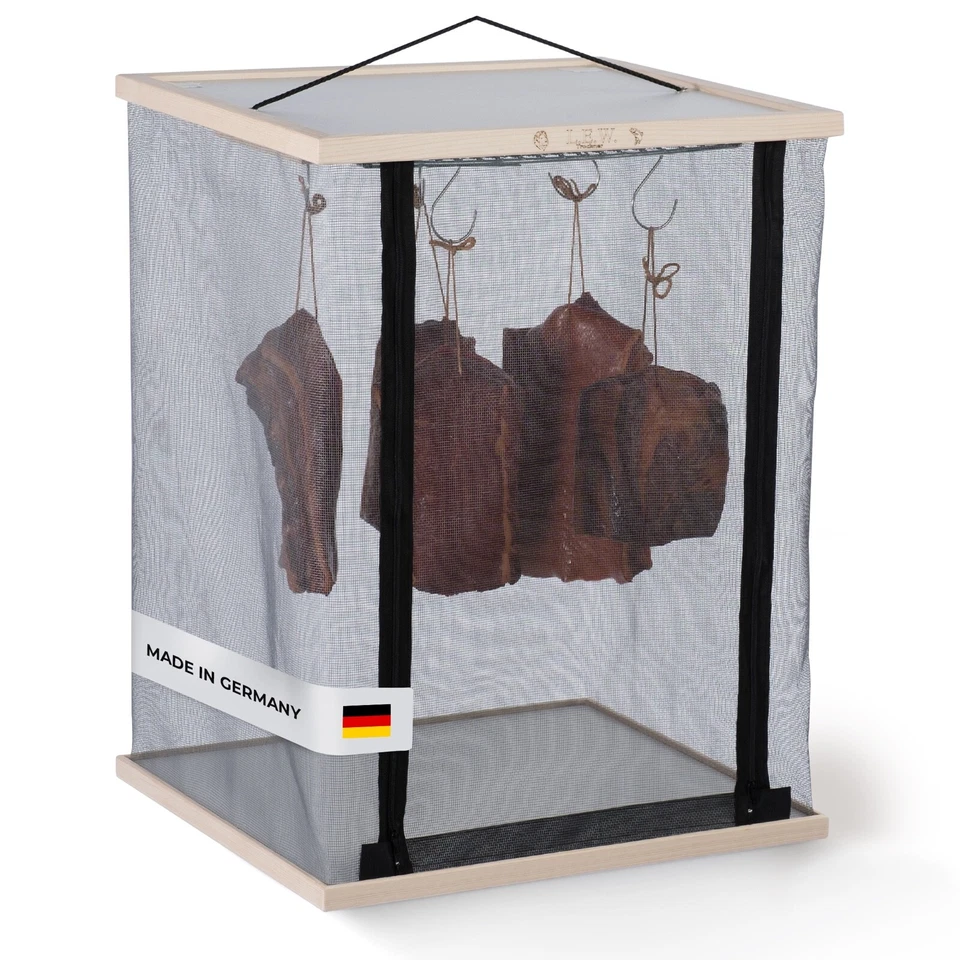 L.E.W. Reifeschrank für Fleisch und Wurst Fisch Trockennetz Fischtrockner