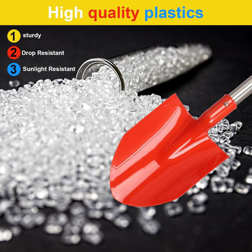 Kids Snow Shovel, Durable Plastic Shovels, w/ Non Slip & Comfortable Foam Handle - Picture 4 of 12