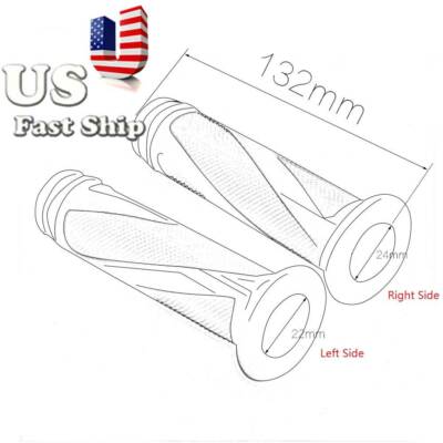 FXCNC Handlebar Hand Grip Fit Kawasaki ZX6R ZX7R ZX9R ZX10 ZX14R