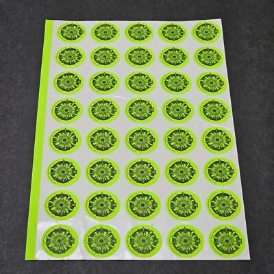 Zero Hour Vintage 1994 DC Comics Zero Hour Promo Green Sticker Full Sheet of 40