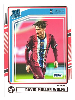 2024-25 Panini Donruss Soccer Norway David Moller Wolfe Rated Rookie