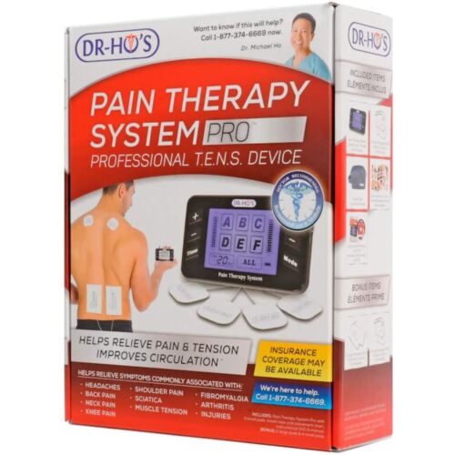 DR-HO'S ® Pain Therapy System Pro Basic Package TENS Machine Unit PTS-IV (Black) - 第 1/8 張圖片