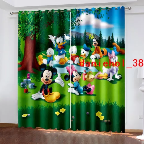 Tende oscuranti spesse per bambini Topolino e Minnie anello termico occhiello superiore - Foto 53 di 53