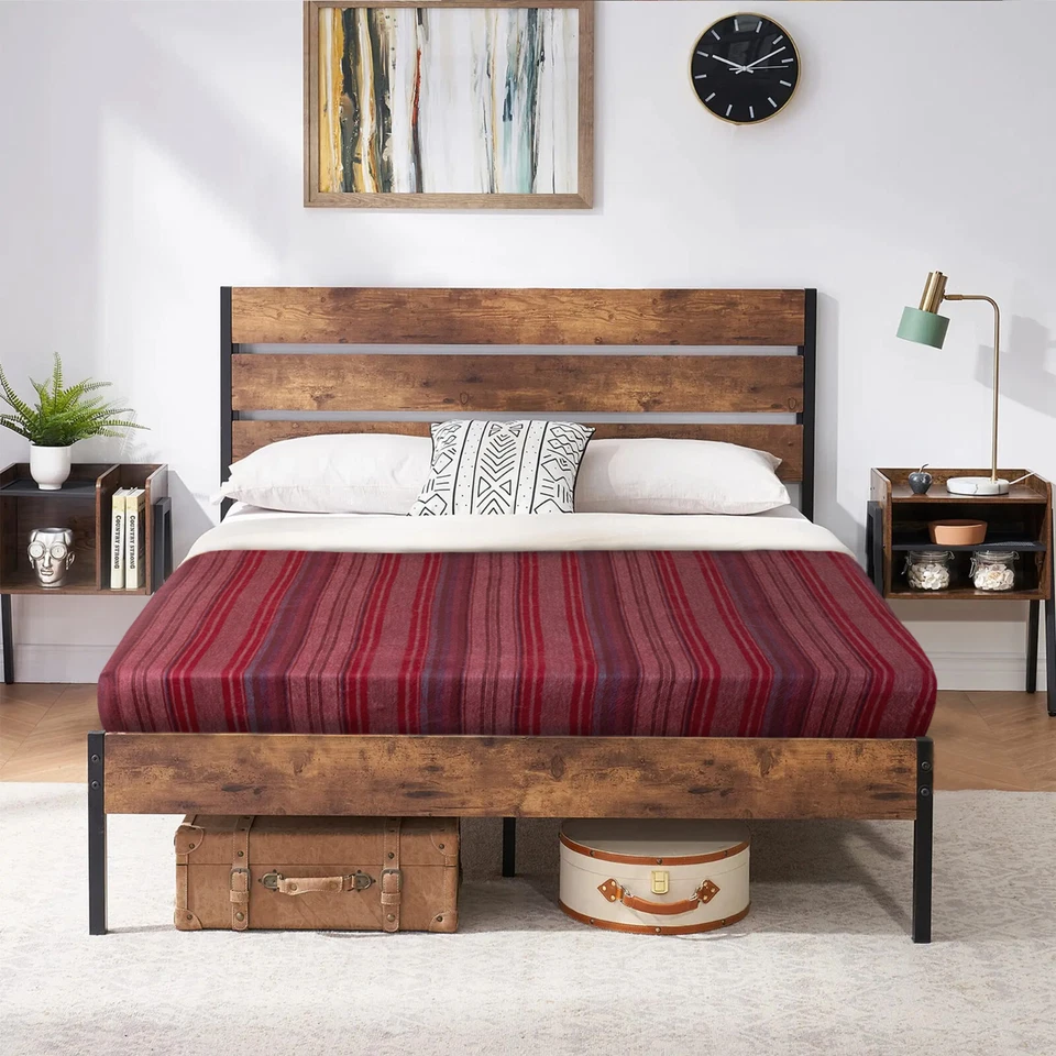 LUXURIOUS STRIPED ALPACA WOOL BLEND BLANKET 96x67 IN BURGUNDY & PURPLE TONES - Image 4 of 4