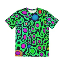 All Over Print T Shirt Adult Psychedelic Polka Dots Festival Rave Trippy Art Tee