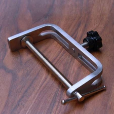 Quality 304 Stainless Steel G Clamp Leather Craft Woodwork C Joiner DIY Tools