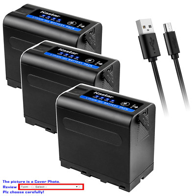 Kastar F980 Replacement Battery for Sony NP-F970 sony GV-D800 GV-D900 GV-HD700E