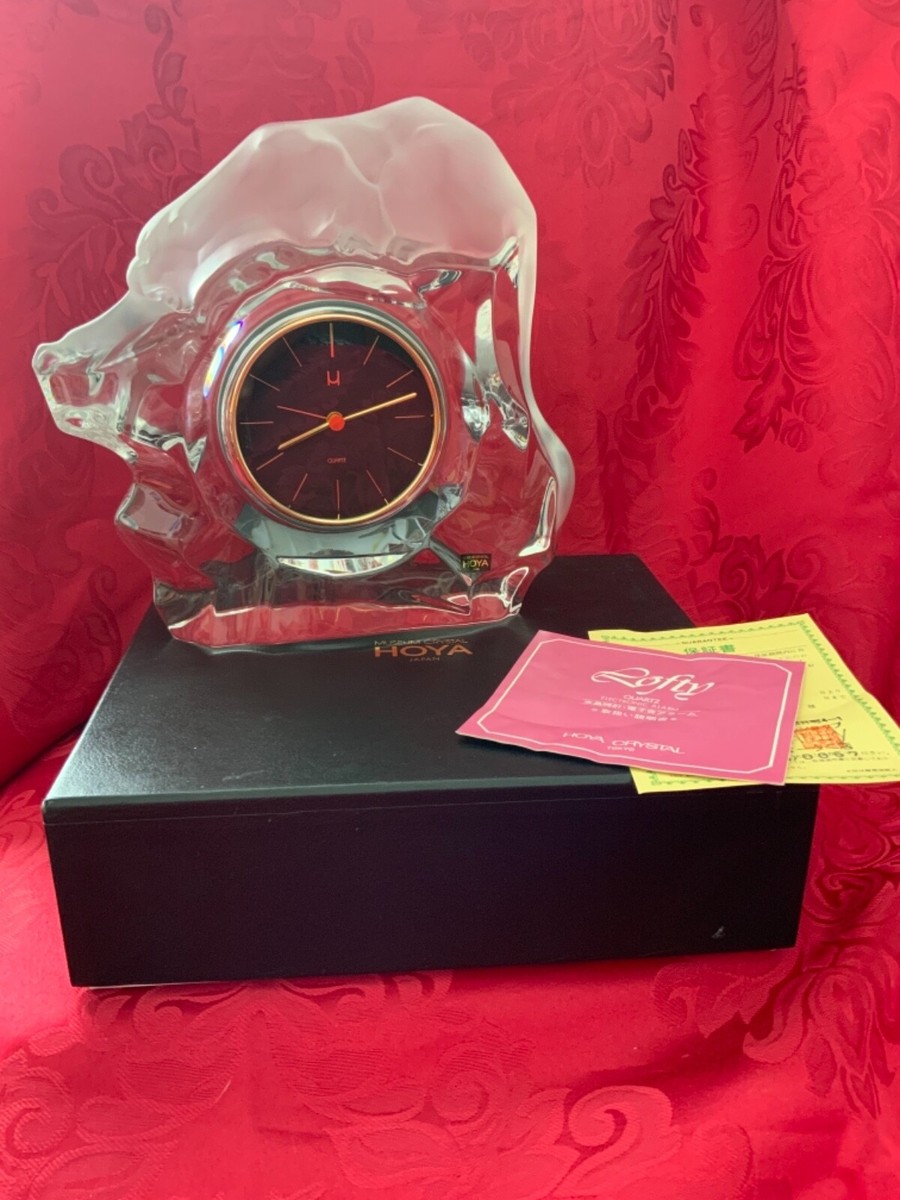NIB FLAWLESS Stunning JAPAN HOYA Glass Big CAT PANTHER PUMA COUGAR