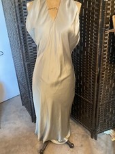 SHOW ME YOUR MUMU Heather Halter Dress Sea Glass Maxi Small Wedding Date Sexy