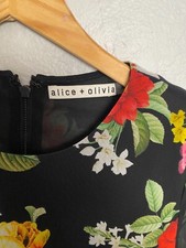 Alice + Olivia Delora Flare Mini Dress