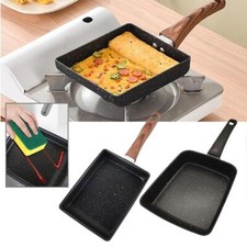 Frying Pan Japanese Tamago-yaki Square Non-Stick Pan Pans Egg Thick Z9H4 Y2 I2G7